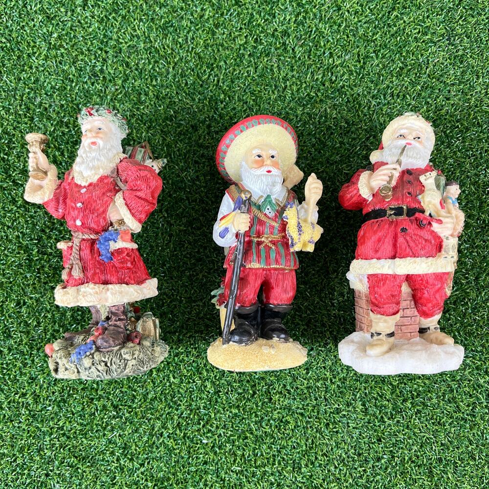 Vintage Lot 1992 International Santa Claus Collection Santa Figurine